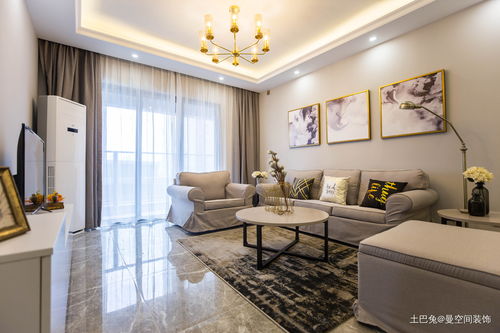 105平现代简约三居装修效果案例赏析