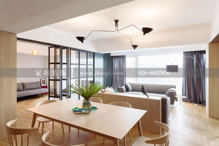 时代晶科名苑北欧风格3居135㎡装修案例 自然光与功能性交织的温馨家园